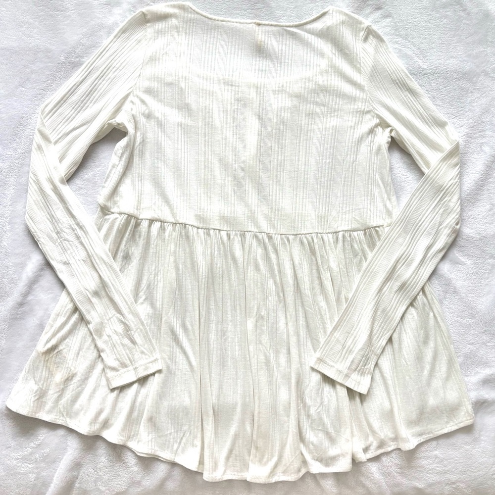 FREE PEOPLE Pretty Please Long Sleeve Embroidered Tunic--M - Picture 12 of 14